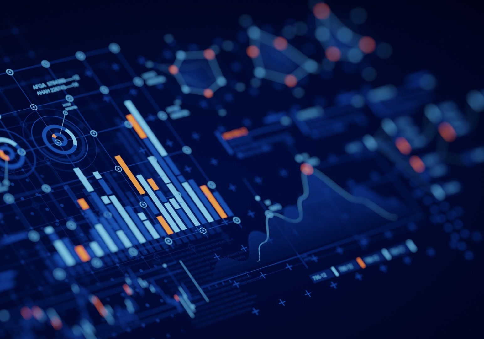 Financial data document graph chart report statistic marketing r